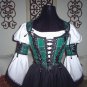 Complete Plaid Pirate Renaissance Steampunk Costume. Shirt Included. Different Fabrics Available.