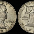 1959-D  Franklin Half Dollar ✪ Lightly Circulated ✪ Silver Coin