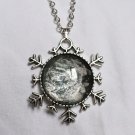 Snowflake Pendant Necklace - Storm