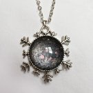 Snowflake Pendant Necklace - Dark Cosmos