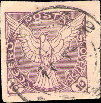 Czechoslovakia 1919 Newspaper (used)