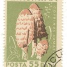 1958 Romania CTO: Mushrooms (Coprinus comatus)