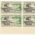 1957 Czechoslovakia CTO Block- Sports Events of 1957