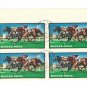 1971 Hungary CTO Block:  Horse Racing
