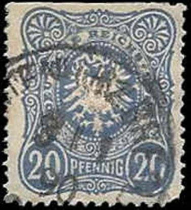 1879 -1880 German Stamp Used - 20 "PFENNIG"