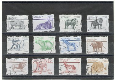 1999 Benin CTO Stamps -&Acirc;&nbsp;Mammals