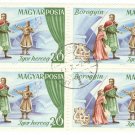 1967 Hungary CTO Block:  Scenes from World Famous Operas