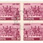 1957 Romania CTO Block: The 520th Anniversary of the Peasant Uprising in Bobilna