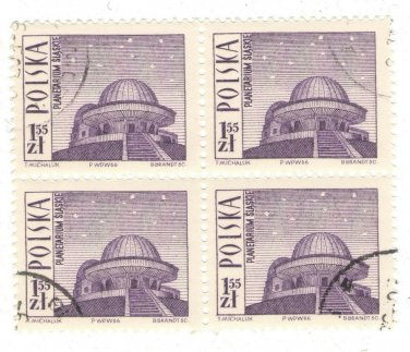 1966 Poland CTO Block:&Acirc;&nbsp;&Acirc;&nbsp;Tourism