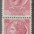 1956 Italy Stamps (Pair) - Syracusean Coin