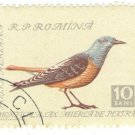 1959 Romania CTO:  Songbirds (Monticola saxatilis)
