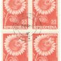 1959 Romania CTO Block:  The 10th Anniversary of Collective Farming