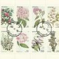 Staffa Scotland 1972 CTO mini-sheet of 8 (flowers)