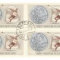 1965 Hungary CTO Block:  Olympic Medals won by Hungarian Team