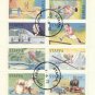 Staffa Scotland 1972 pre-cancelled mini-sheet of 8 (various)