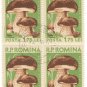 1958 Romania CTO Block:  Mushrooms (Boletus edulis)