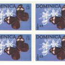 1975 Dominica Block - Dominican Butterflies (Myscelia antholia)