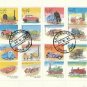 1972 State of Oman CTO mini-sheet of 16 cars