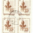 1964 Hungary CTO Block:  50th Anniversary of the Hungarian Fencing Association