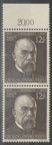 1944 Germany Stamps (Pair):&Acirc;&nbsp; Robert Koch