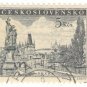 1953-59 Czechoslovakia CTO Stamp - Charles Bridge, Prague