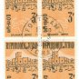 1961-62 Chad CTO Block - The 1st Anniversary of Independence - Buffalo