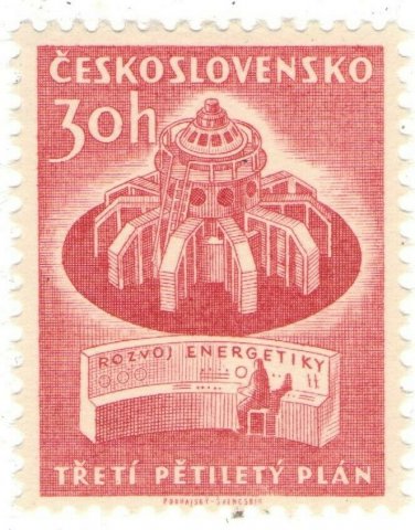 1961 Czechoslovakia CTO Stamp -&Acirc;&nbsp;The 3rd Five Year Plan