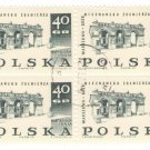 1968 Poland CTO Block:  Memorials for the Sacrifices of World War II
