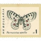 1962 Bulgaria CTO:  Butterflies (Parnassius apollo)