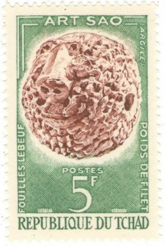 1963 Chad Stamp -&Acirc;&nbsp;Sao Art