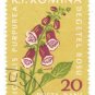 1959 Romania CTO:  Flora (Digitalis purpurea)