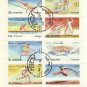 Dhufar CTO 1972 mini-sheet of 8 Munich Olympics