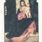 1976 Dominica Stamp - Christmas - "Virgin and Child" Paintings by Giorgione