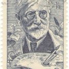 1960 Czechoslovakia CTO Stamp - Alfons Mucha, Painter and Stamp Designer