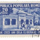 1954 Romania Used Stamp:  The 10th Anniversary of the Fall of Fascistic Regime
