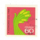 1969 Poland CTO:  The 5th Congress of the United Peasant Party