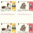 (40) 1974-80 Isle of Man Gutter Pairs