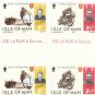 (40) 1974-80 Isle of Man Gutter Pairs