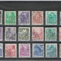 (18) 1953 Germany Used Stamps
