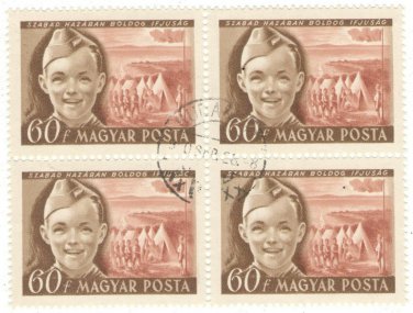 (10) 1950-1955 Hungary CTO Blocks