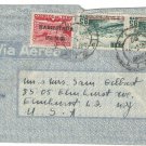 Peru Cover:  1951 Airmail Pair 