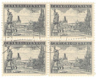(5) Czechoslovakia CTO Blocks:  1953-1959