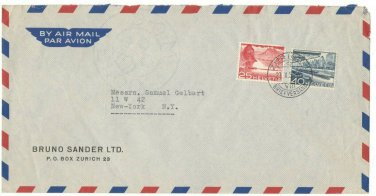 (4) 1953-55 Switzerland Covers:&Acirc;&nbsp;&Acirc;&nbsp;1949 Engineering