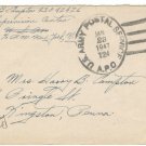 1947 United States Cover:  6c Air Post Stamped Envelope Revalued 5c