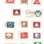 (30) United States Used Embossed Cut Squares