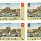 (3) 1973 Isle of Man Block:  Postal Independence
