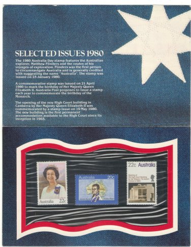 1980 Australia Post Stamp Pack - Selected Issues