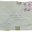 Hong Kong Cover:  1938 King George VI Pair