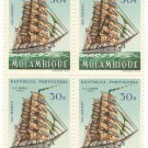1963 Mozambique Block:  Evolution of Sailing Ships