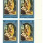 (4) 1969 Cayman Islands Blocks:  Christmas Paintings